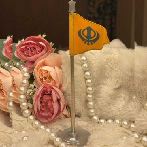 Nishan Sahib Car Dashboard Flag