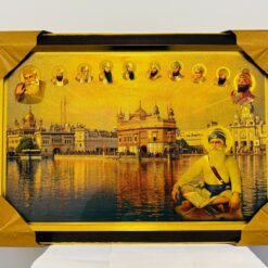 Golden Temple and Baba Deep Singh Ji -Wall Hanging