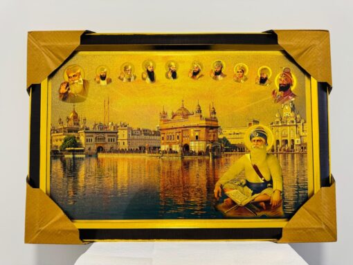 Golden Temple and Baba Deep Singh Ji -Wall Hanging