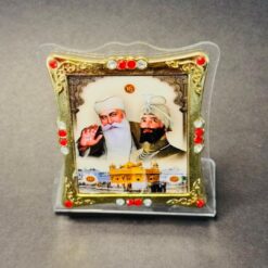 Guru Nanak & Guru Gobind Singh Ji Dashboard Frame