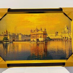 Sikh Religious -Golden Temple  Photo Frame 26.5″ *18.5″