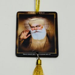 Guru Nanak Dev Ji Dashboard Mirror Hanging