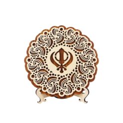 Wooden Khanda - Table Top Item