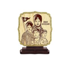 Wooden Char Sahibzaade - Dashboard Frame