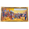 Historical Sikh Darbar Scene Frame