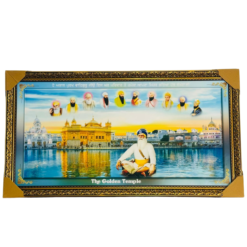 Golden Temple Spiritual Wall Frame – Divine Sikh Art