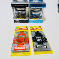 2 Airpro Gel Car Freshners & 2 Little Trees Combo