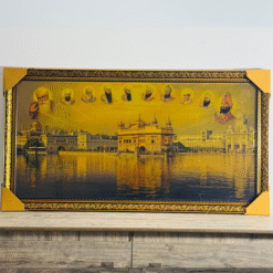 Golden Temple Sikh Gurus Framed Wall Art