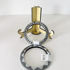 Designer Silver-Tone Sikh Kara Collection - Size 10 (3)