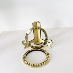 Designer Gold-Tone Sikh Kara Collection - Size 14 (4)