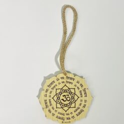 Om Namah Shivay -2-sided Car Hanging, Hindu God Car Decor