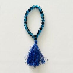 Crystal Bead Simrana| Jap Mala | Blue & Black Beads
