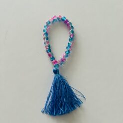 Crystal Bead Simrana |Jap Mala | Blue & Pink Beads