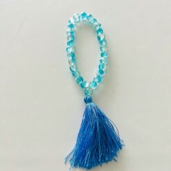 Crystal Bead Simrana |Jap Mala | Blue Beads