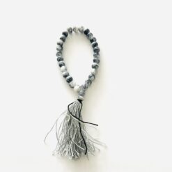 Crystal Bead Simrana| Jap Mala | Grey Beads