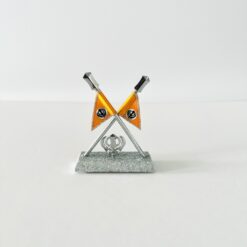 Dashboard  Silver Nishan Sahib with Khanda Sahib