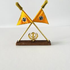 Dashboard  Golden Nishan Sahib with Khanda Sahib