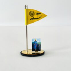 Dashboard Saffron Nishan Sahib with Guru Gobind Singh Ji Photo