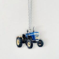 Blue Swaraj Tractor Car Hanging
