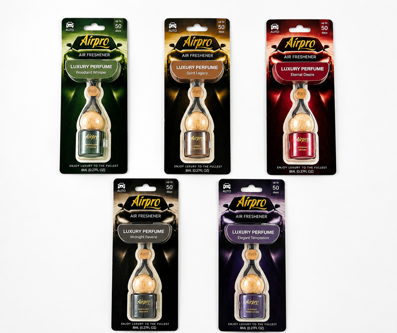 Airpro Luxury Perfume Car Air Freshener – Spirit Legacy (8ml) - Image 2